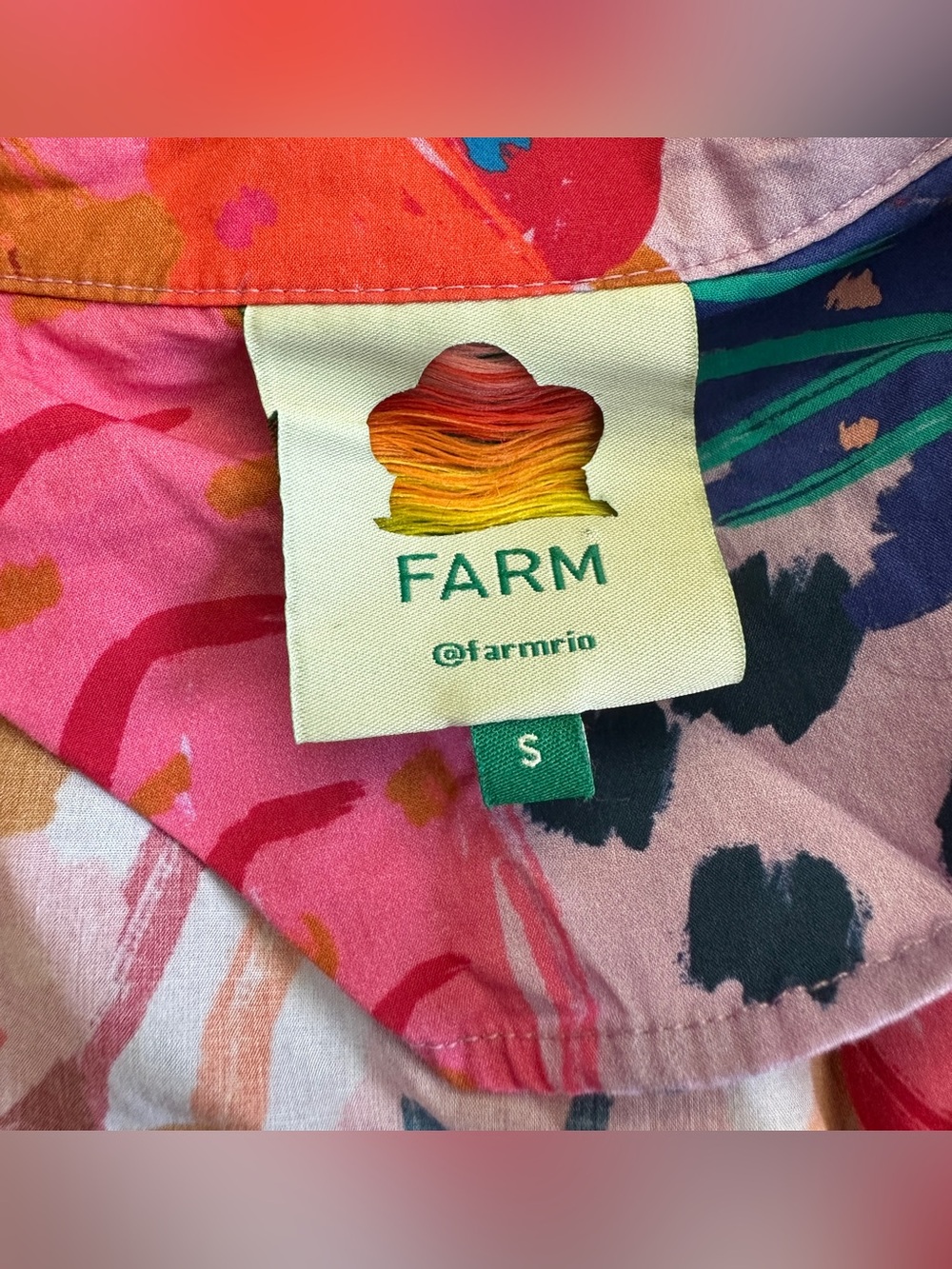 Farm Rio‎ Botanical Print Midi Dress, size Small - Picture 6 of 9
